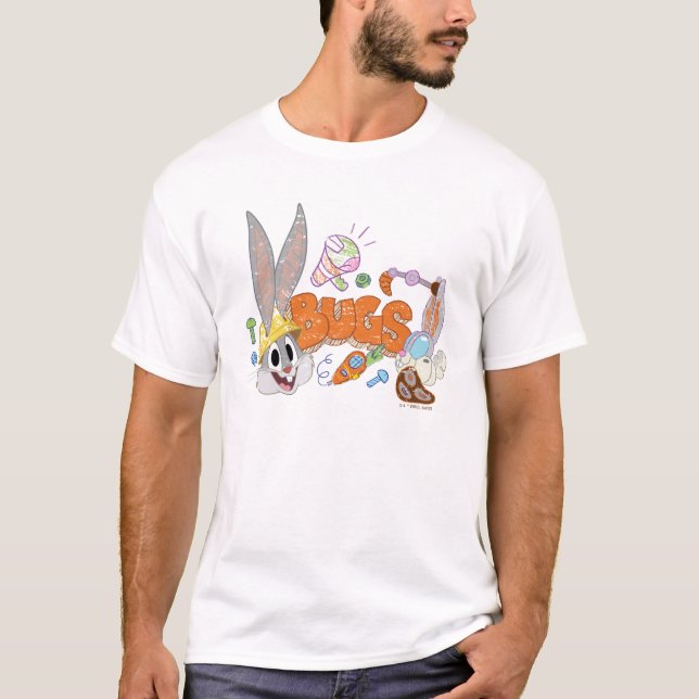 Camiseta BUGS BUNNY BUILDERS™| Boceto de BUGS BUNNY™ (Anverso)