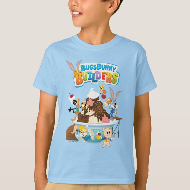 Camiseta BUGS BUNNY BUILDERS™| Crema de hielo de Looney Bui (Anverso)