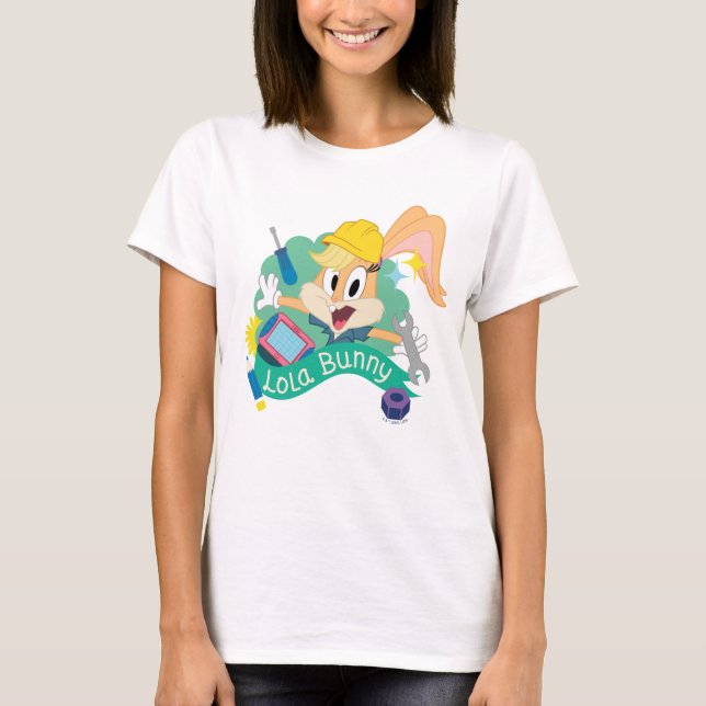 Camiseta BUGS BUNNY BUILDERS™| Gráfico de caracteres Lola B (Anverso)