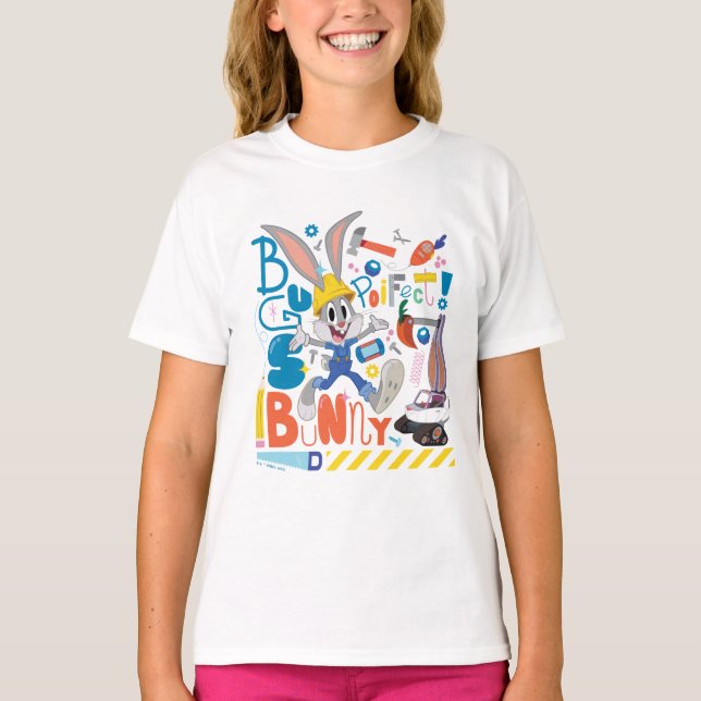 Camiseta BUGS BUNNY BUILDERS™| Herramientas de trabajo de B (Anverso)