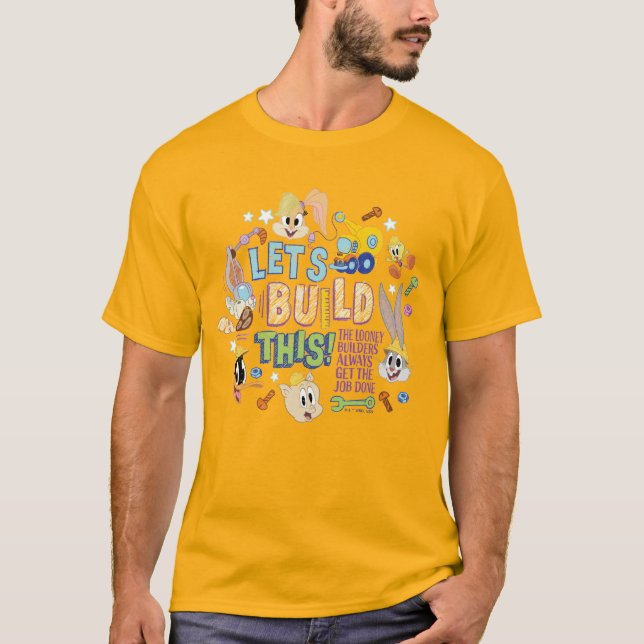 Camiseta BUGS BUNNY BUILDERS™| "Let's Build This" Sketch (Anverso)