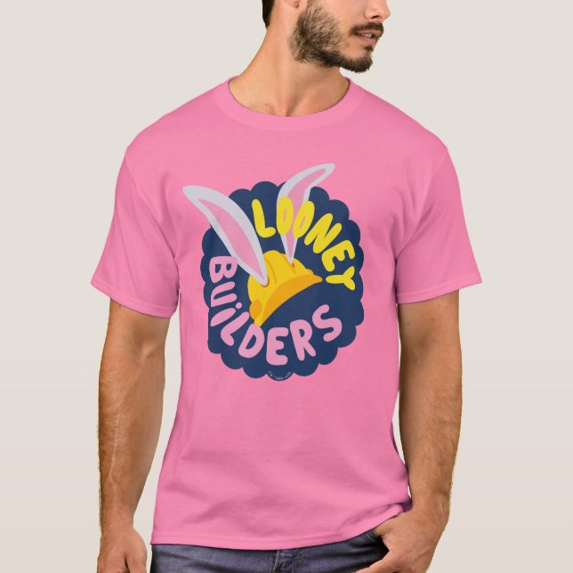Camiseta BUGS BUNNY BUILDERS™| Logotipo Escalonado de Casco (Anverso)
