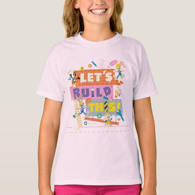 Camiseta BUGS BUNNY BUILDERS™| Sitio de trabajo "Let's Buil (Anverso)