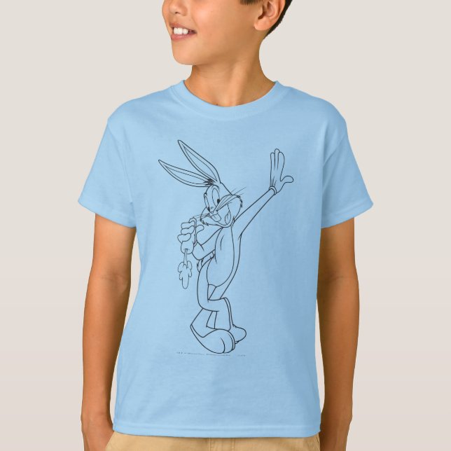 Camiseta BUGS BUNNY™ Comiendo Zanahoria (Anverso)
