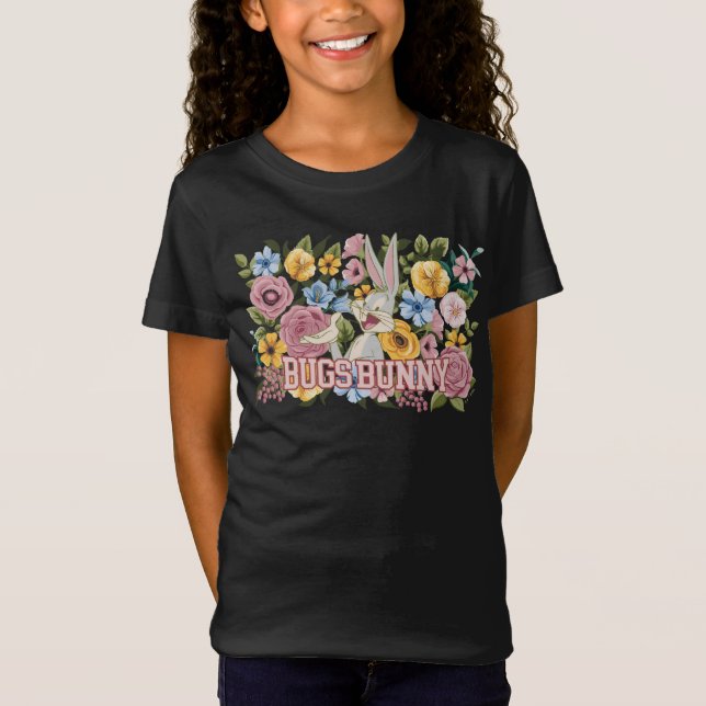 Camiseta BUGS BUNNY™ Floral Embroidery Graphic (Anverso)