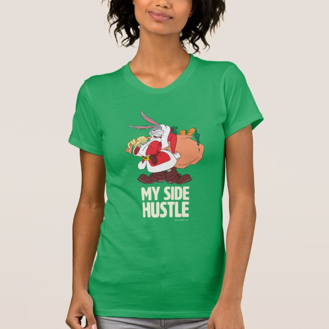 Camiseta BUGS BUNNY™ Santa "My Side Hustle" (Anverso)