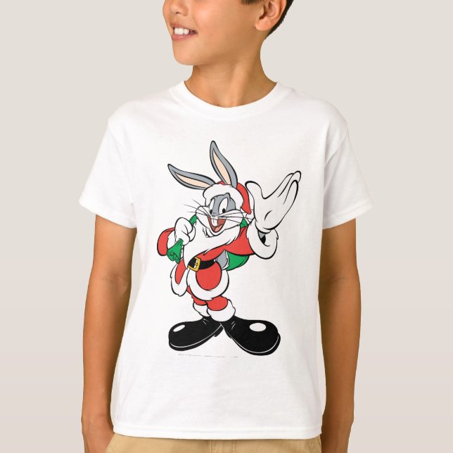 Camiseta BUGS BUNNY™ Santa Waving (Anverso)