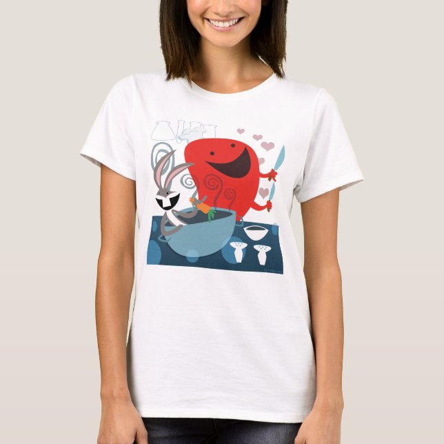 Camiseta BUGS BUNNY™ y Gossamer Whimsical Meal Prep (Anverso)