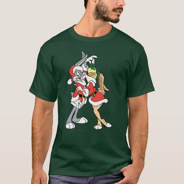 Camiseta BUGS BUNNY™ y Lola Mistletoe Kiss (Anverso)