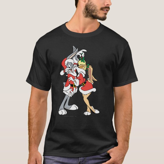 Camiseta BUGS BUNNY™ y Lola Mistletoe Kiss (Anverso)