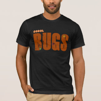 Camiseta Bugs de código de lenguaje de programación Cobol