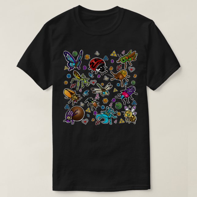 Camiseta Bugs de espadas en Skyward (Diseño del anverso)