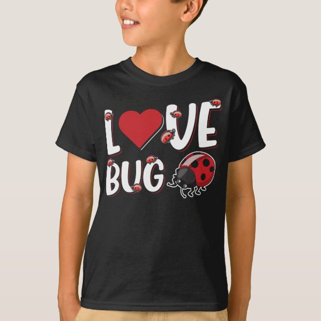 Camiseta Bugs Insectos Mujeres De Escarabajo Cutan Ladybug (Anverso)