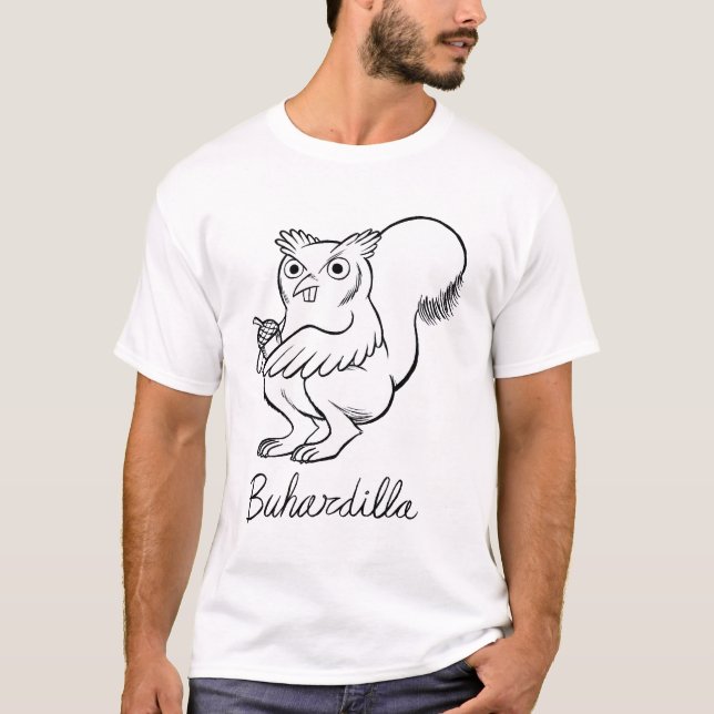 Camiseta Buhardilla (claro del sobre) (Anverso)