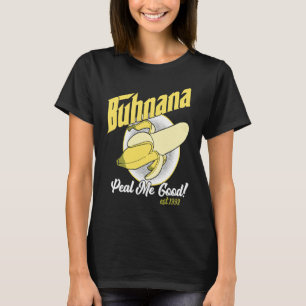 Camiseta Buhnana Peal Me Good Yellow Banana