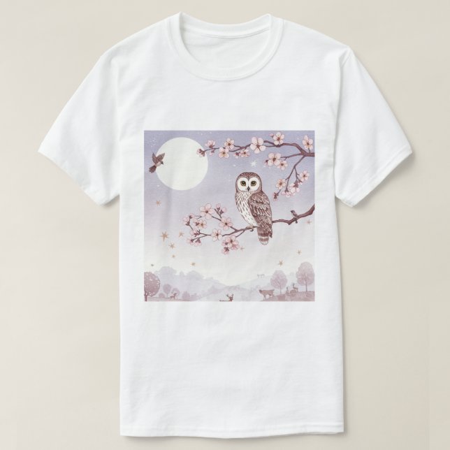 Camiseta Búho (Diseño del anverso)