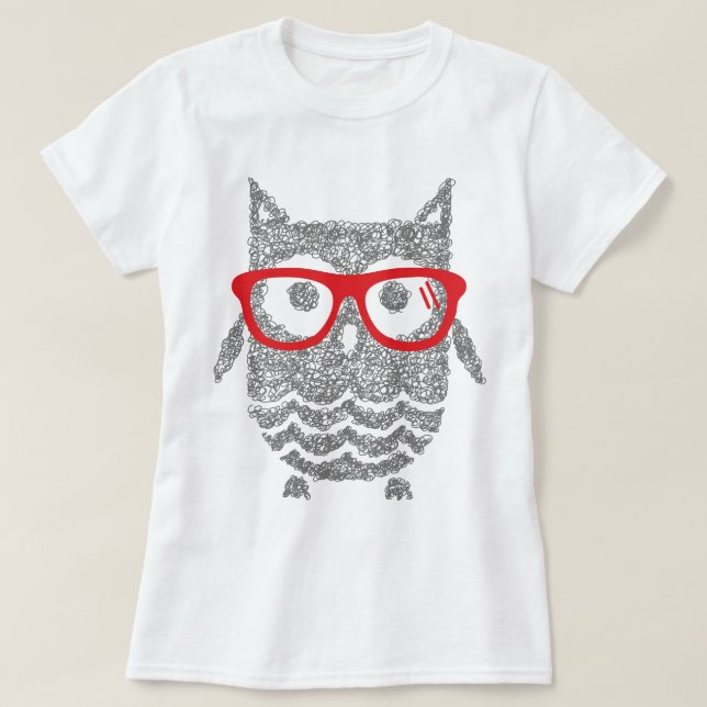 Camiseta Búho (Diseño del anverso)