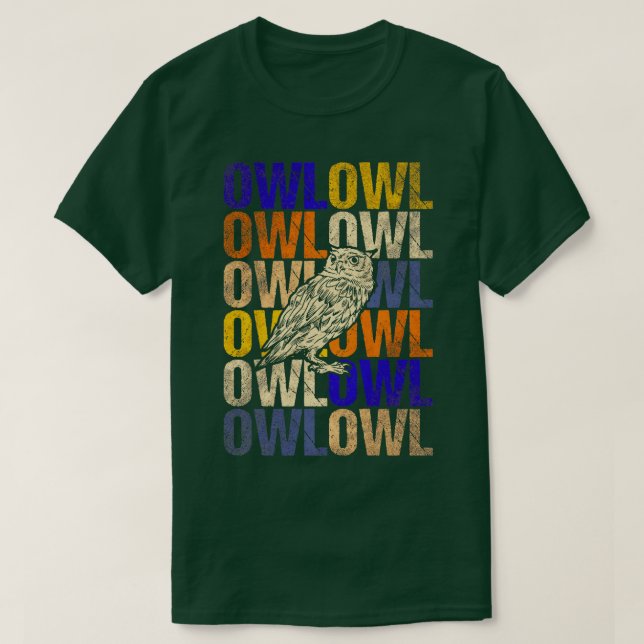 Camiseta Búho 2 (Diseño del anverso)