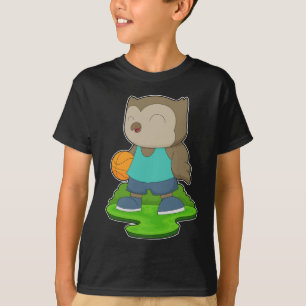 Camiseta Búho Baloncesto