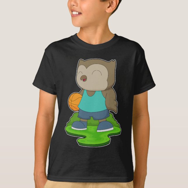 Camiseta Búho Baloncesto (Anverso)