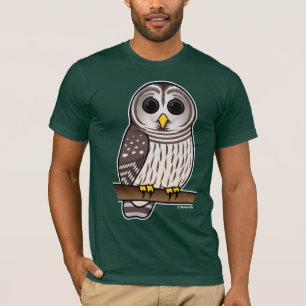 Camiseta Búho barrado del dibujo animado