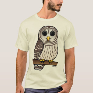 Camiseta Búho barrado del dibujo animado