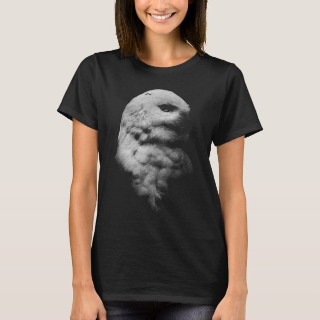 Camiseta búho blanco (Anverso)