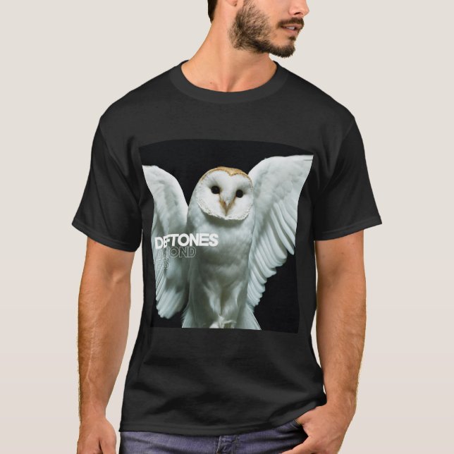 Camiseta búho blanco (Anverso)