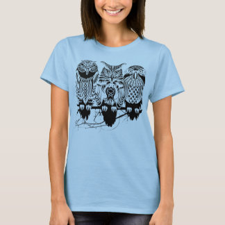 Camiseta Búho céltico