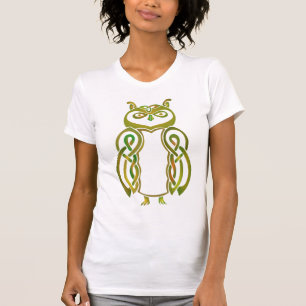 Camiseta Búho céltico