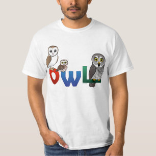 Camiseta Búho colorido