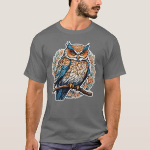 Camiseta Búho Colorido Búho Amigo animal