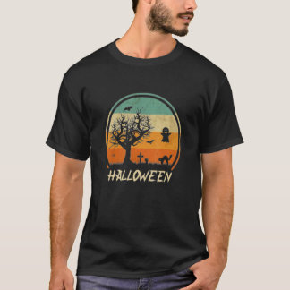 Camiseta Búho con gato Halloween 2022 Terror 2022 Hallowee