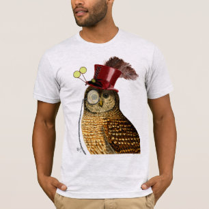 Camiseta Búho con sombrero superior 3