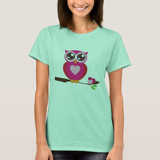 Camiseta búho de amor (Anverso)
