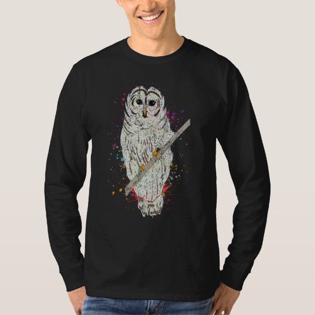 Camiseta Búho de Aves Depredador de Animales 1 (Anverso)