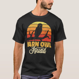 Camiseta Búho de Búho de la brida de avistamiento de aves b