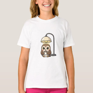 Camiseta Búho de café acogedor para niños