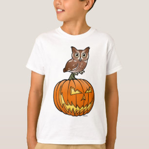 Camiseta Búho de chillido del este de Halloween