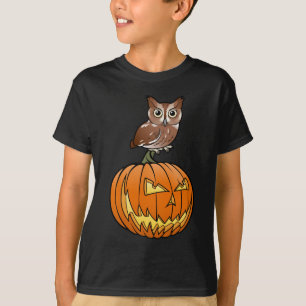 Camiseta Búho de chillido del este de Halloween