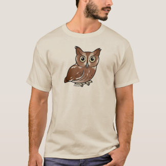 Camiseta Búho de chillido del este (fase roja)