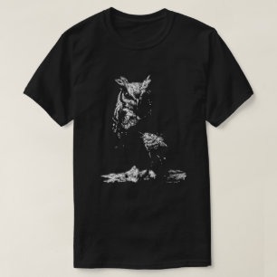 Camiseta Búho de cuernos grandes
