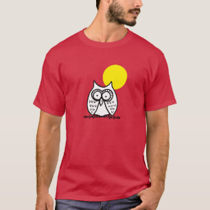 Camiseta Búho de dibujos animados divertido de ojos grandes