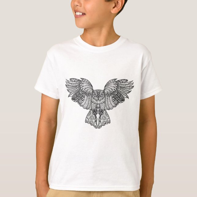 Camiseta Búho de Eagle inspirado (Anverso)