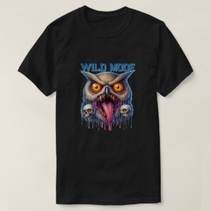 Camiseta Búho de Fantasía en Modo Salvaje