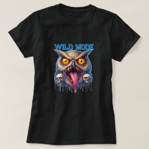 Camiseta Búho de fantasía en modo salvaje