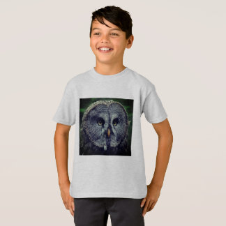 Camiseta Búho de gran gris