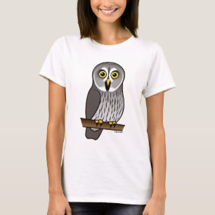 Camiseta Búho de gran gris lindo