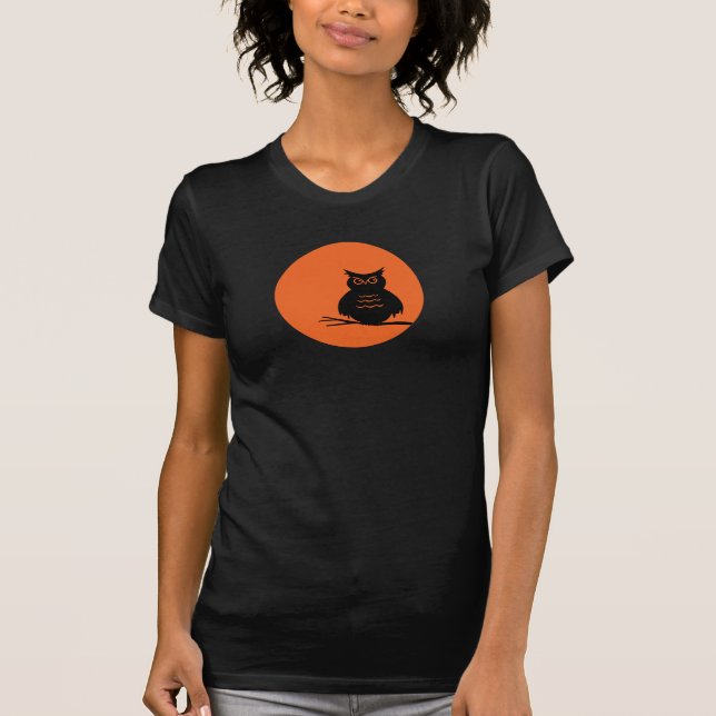 Camiseta Búho de Halloween (Anverso)
