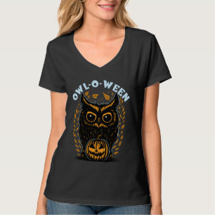 Camiseta Búho de Halloween